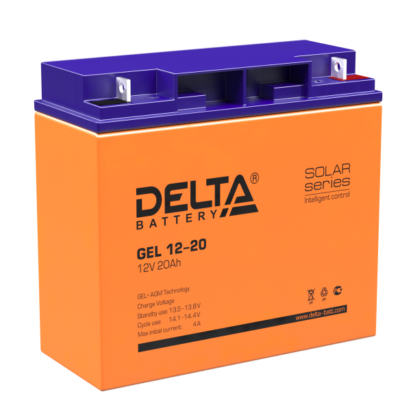 Аккумулятор для ИБП Delta Battery GEL 12-20 12 В 20 Ач