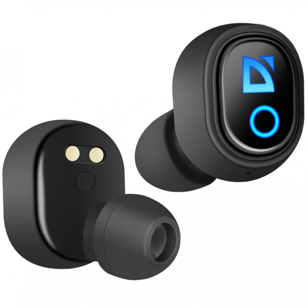 Bluetooth-гарнитура Defender Twins 639 Bluetooth черный