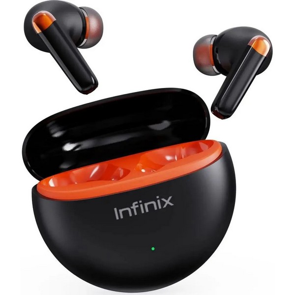 Bluetooth-гарнитура Infinix XBuds XE26 Bluetooth черный/оранжевый