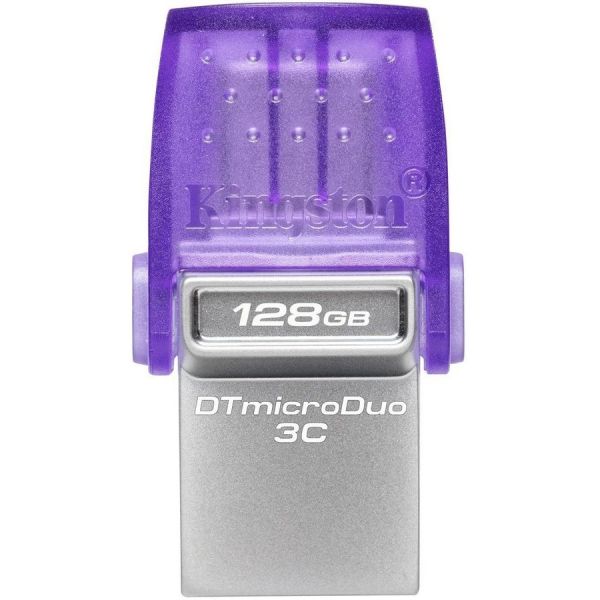 Флешка Kingston Data traveler microduo 3С 256Гб фиолетовый