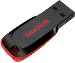 Флешка Sandisk Cruzer Blade CZ50 64GB 8Гб черный