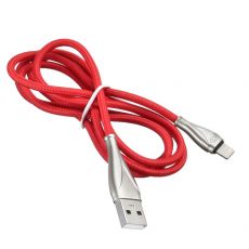 Кабель Digma LIGHT-1.2M-RED USB (m)-Lightning (m) красный 1,2м