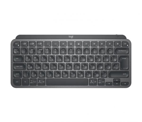 Клавиатура беспроводная Logitech MX Keys Mini беспроводная, беспроводная, темно-серый, 920-010501