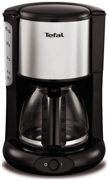 Кофеварка Tefal CM 3618.38 черный/серебристый