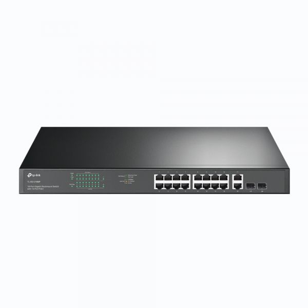 Коммутатор TP-LINK JetStream TL-SG1218MP 18x10/100/1000 Мбит/сек, неуправляемый