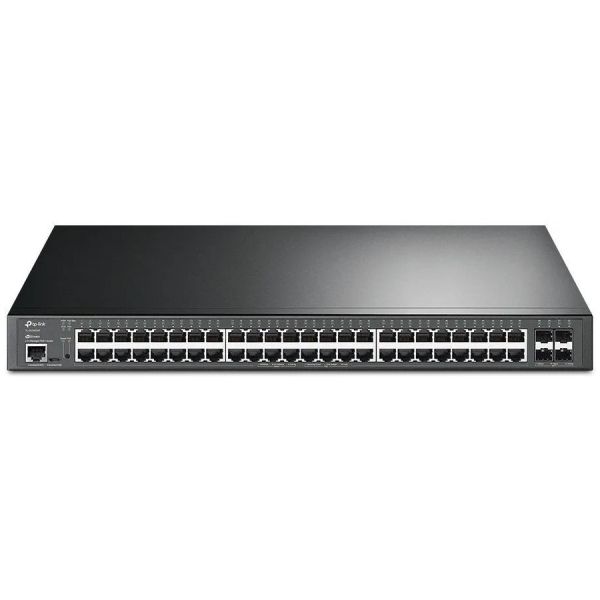 Коммутатор TP-LINK TL-SG3452XP 48x130.9 млн. пакетов/с, управляемый