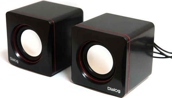 Компьютерная акустика Dialog Colibri AC-04UP Black red