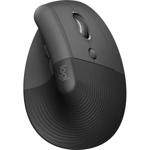 Мышь Logitech Lift оптическая, беспроводная, USB, графитовый [910-006485]