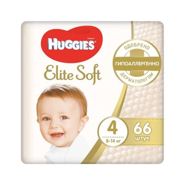 Подгузники Huggies Elite Soft 4