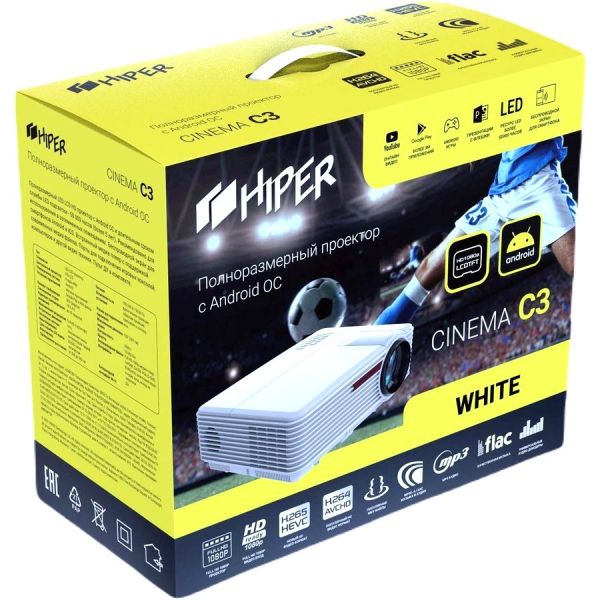 Проектор HIPER Cinema C3 белый White