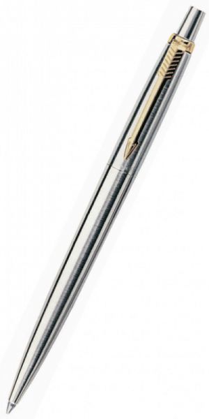Шариковая ручка PARKER Jotter Steel K691 St Steel GT Mblue (S0705510)