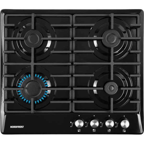 Варочная поверхность NORDFROST HS 6043 B газовая черный