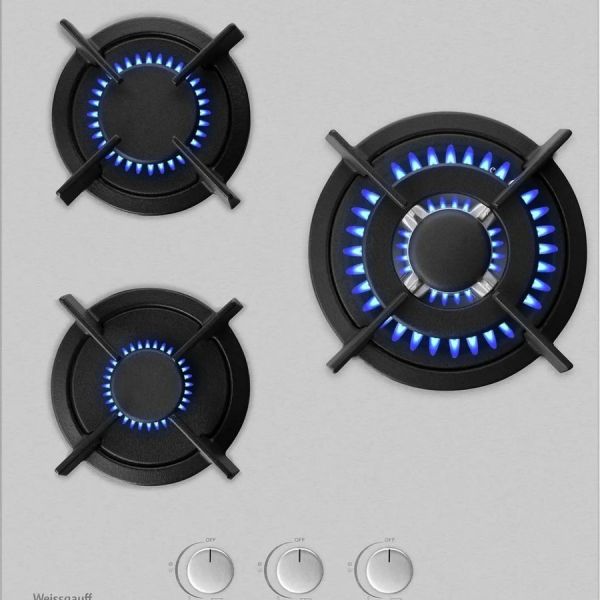 Варочная поверхность Weissgauff HGG 431 XR газовая нержавеющая сталь