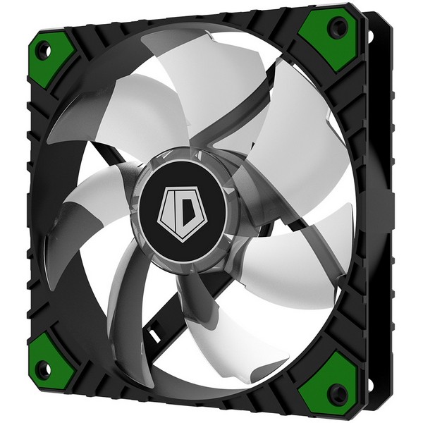 Вентилятор ID-COOLING WF-12025-XT-GREEN для компьютера черный