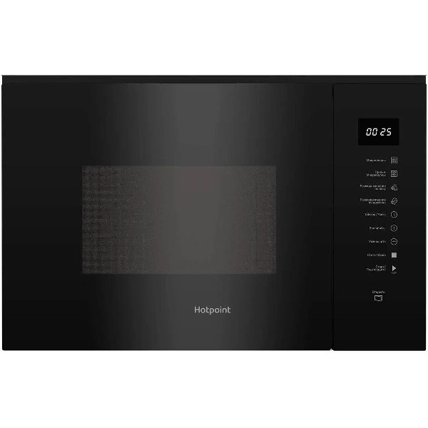 Встраиваемая микроволновая печь Hotpoint-Ariston MF25G BL H 900 Вт, черный