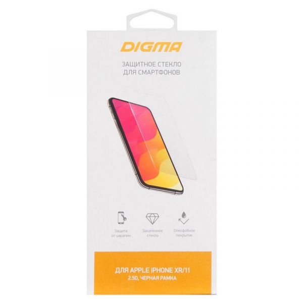 Защитное стекло для экрана Digma [dgg2ap11xa] Apple iPhone XR/11